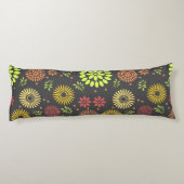 秋カラフルの花を暖かい色合いに ボディピロー (裏面)