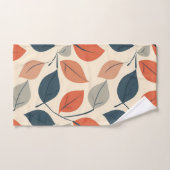 秋カラフルの葉型 バスタオルセット (ハンドタオル)