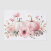 秋カラフルカボチャと花秋デコパージュ 薄葉紙 (正面)