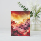 秋カラフルサンセットアルコールインクスクラップブック紙 (スタンド正面)