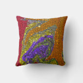 秋カラフルブーケボックスデザイン クッション (裏面)