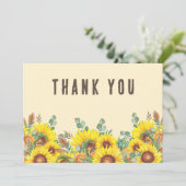 秋カラフルヴィービーサンクスギビングディナーパーティー サンキューカード (スタンド正面)