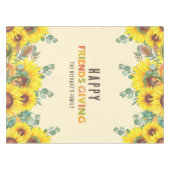 秋カラフルヴィービーサンクスギビングディナーパーティー テーブルクロス (正面(横))