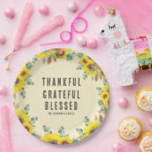 秋カラフルヴィービーサンクスギビングディナーパーティー ペーパープレート (パーティー)