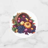 秋カラフル感謝用脱毛症アレンジメント コンフェッティ (スモール正面)