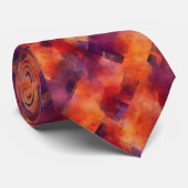 秋カラフル抽象デザイン ネクタイ (ロール)