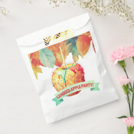 秋カラフル秋の砂糖漬けアップルパーティー フェイバーバッグ