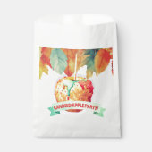 秋カラフル秋の砂糖漬けアップルパーティー フェイバーバッグ (正面)