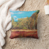 秋カラフル秋の風景装飾用クッション クッション (ブランケット)