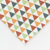 秋カラフル秋幾何学模様 フリースブランケット (角)