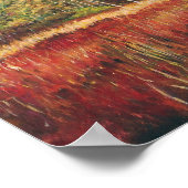 秋カラフル秋風景美術プリント ポスター (角)