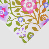 秋カラフル花渦巻形の柄ニース 薄葉紙 (詳細)