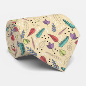 秋カラフル葉メドレー ネクタイ (ロール)