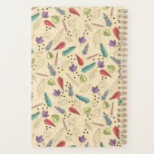 秋カラフル葉メドレー プランナー手帳 (裏面)