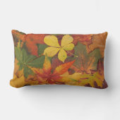 秋カラフル ランバークッション (正面)