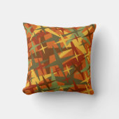 秋カラーおもしろい（星） クッション (正面)