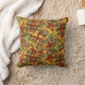 秋カラーおもしろい（星） クッション (ブランケット)