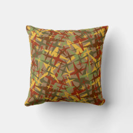 秋カラーおもしろい（星） クッション