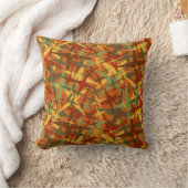 秋カラーおもしろい（星） クッション (ブランケット)