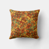 秋カラーおもしろい（星） クッション (裏面)