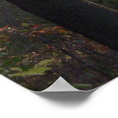 秋カラーのトレイルのキャンバス印刷 ポスター (角)