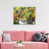秋カラーアットオヒオピレ州パーク キャンバスプリント (インサイチュ (リビング))