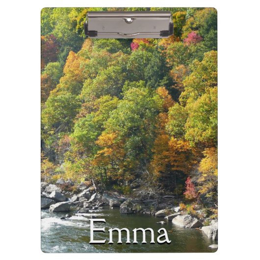 秋カラーアットオヒオピレ州パーク クリップボード (正面)