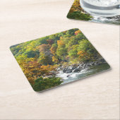 秋カラーアットオヒオピレ州パーク スクエアペーパーコースター (アングル)