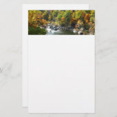 秋カラーアットオヒオピレ州パーク 便箋 (正面/裏面)