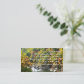 秋カラーアットオヒオピレ州パーク 名刺 (スタンド正面)