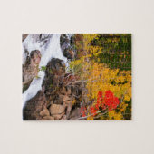 秋カラーアロングビショップクリーク(カリフォルニア州) ジグソーパズル (横)