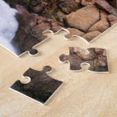 秋カラーアロングビショップクリーク(カリフォルニア州) ジグソーパズル (側面)