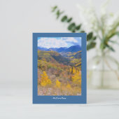 秋カラーMcClure Passはがき ポストカード (スタンド正面)