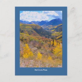 秋カラーMcClure Passはがき ポストカード