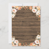 秋カントリーウエスタンブーツバースデーパーティー 招待状 (裏面)