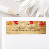 秋カントリーライト住所 シール小サイズ ラベル (インサイチュ)