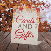 秋カード及びギフトブライダル又は結婚の 台座サイン