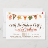 秋カ離れラーフの誕生日パーティー 招待状 (正面)