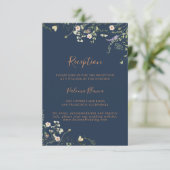 秋ガーデンワイルドフラワーウェディング エンクロージャーカード (スタンド正面)
