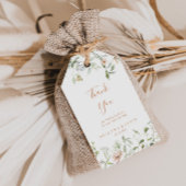 秋ガーデンワイルドフラワー結婚ズありがとう ギフトタグ