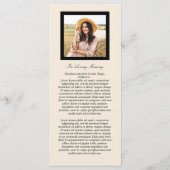 秋ガーランドお祝いライフプログラム プログラム (裏面)