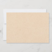 秋ガーランドパンプキ結婚ンズリハーサルディナー 招待状 (裏面)