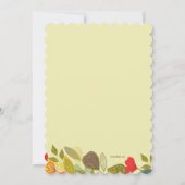 秋ガーランド招待状 招待状 (裏面)