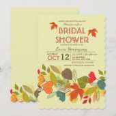 秋ガーランド招待状 招待状 (正面/裏面)