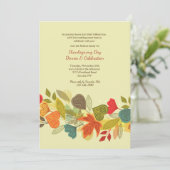 秋ガーランド招待状 招待状 (スタンド正面)