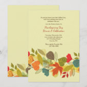 秋ガーランド招待状 招待状 (正面/裏面)
