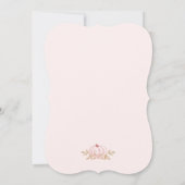 秋ガールエレファントカボンプキンスベビーシャワー招待状 招待状 (裏面)