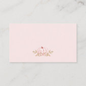 秋ガールゾウベビーシャワーブック エンクロージャーカード (裏面)