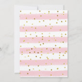 秋ガールファームピンクパンプキントラック誕生日 招待状 (裏面)