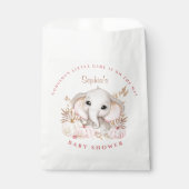 秋ガールベビーシャワー紙お気に入りバッグ フェイバーバッグ (正面)